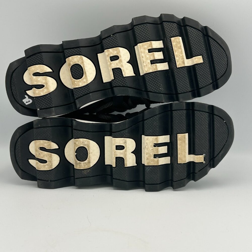 Sorel Kinetic Impact Lace Up Black Gray Sneakers 5.5 Shoes‎ - Picture 9 of 9